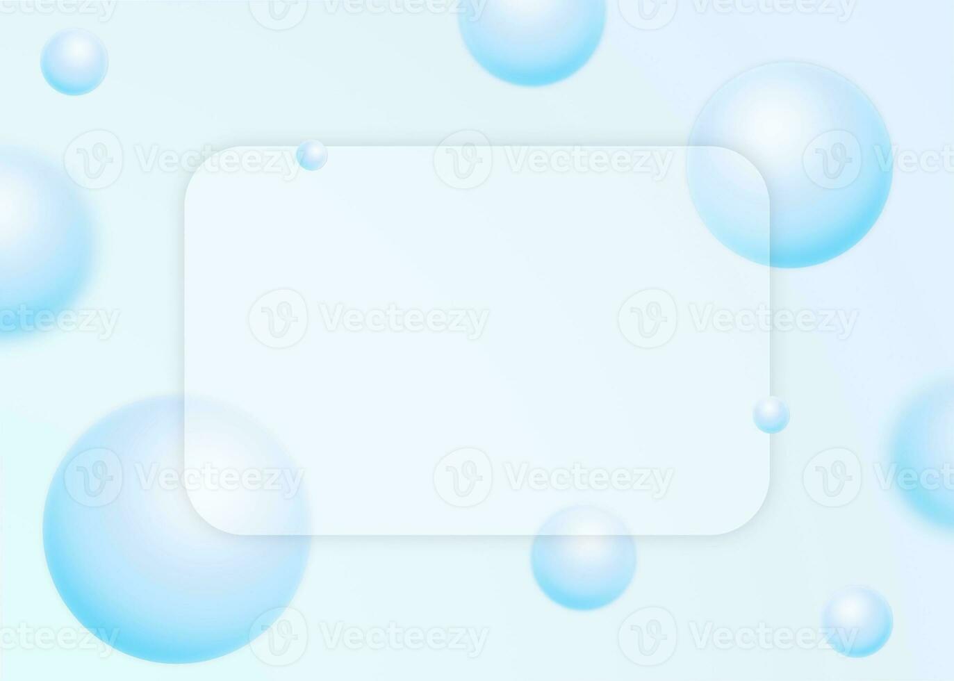 céu azul vidro morfismo e esfera pastel cores o negócio abstrato fundo foto