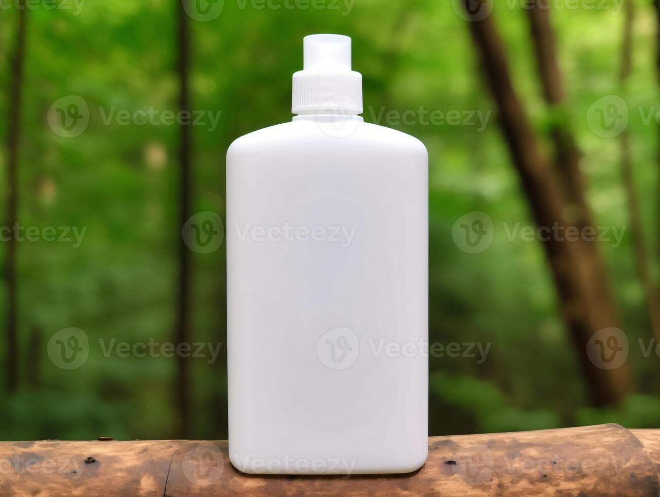 comercial fotografia do Cosmético pacote em natureza fundo ai generativo foto