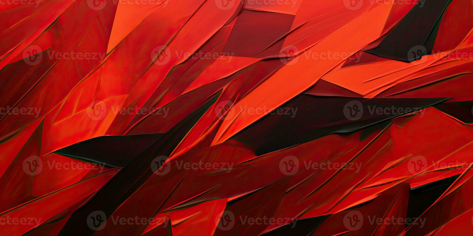 ai gerado. ai generativo. geométrico abstrato Preto e vermelho formas peças. fundo textura padronizar poster. tinta desenhando pintura aguarela elementos. gráfico arte foto