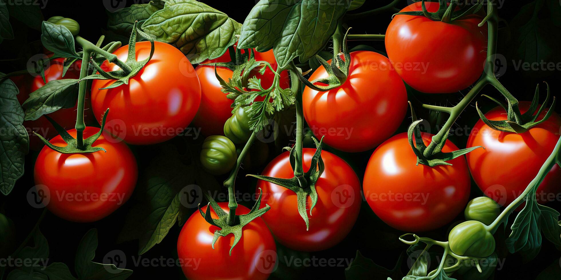 ai gerado. ai generativo. muitos vermelho fresco tomates legumes agricultura. gráfico arte foto