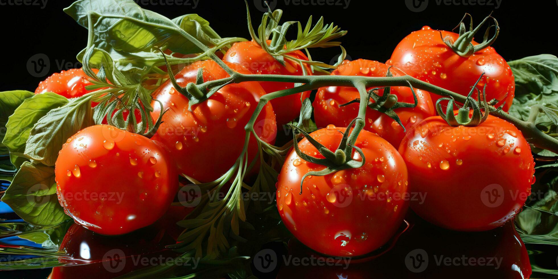 ai gerado. ai generativo. muitos vermelho fresco tomates legumes agricultura. gráfico arte foto