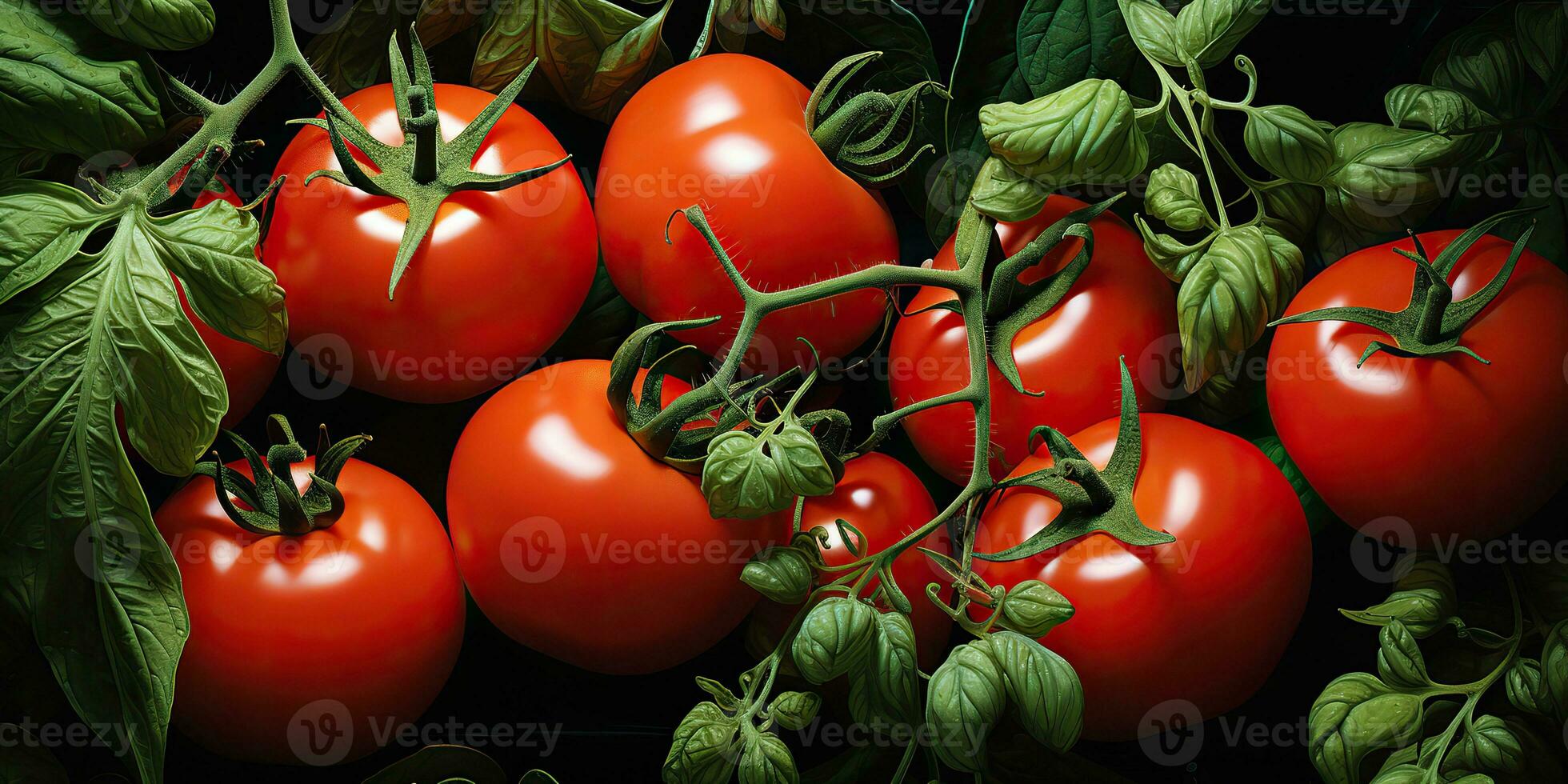 ai gerado. ai generativo. muitos vermelho fresco tomates legumes agricultura. gráfico arte foto