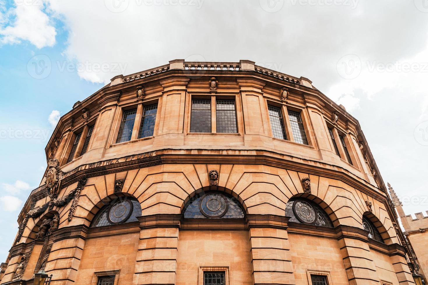 teatro sheldonian em oxford - inglaterra, reino unido foto