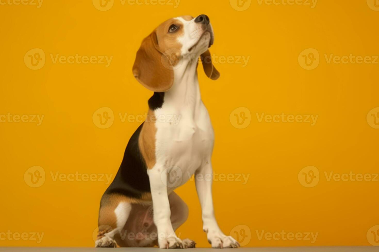 fofa beagle dentro natureza, nacional geografia, Largo vida animais. ai gerado. foto