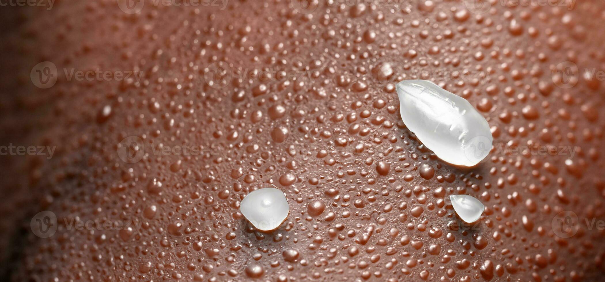 colágeno e hialuron sérum gel em pele. espirrando do hialuron gel. foto