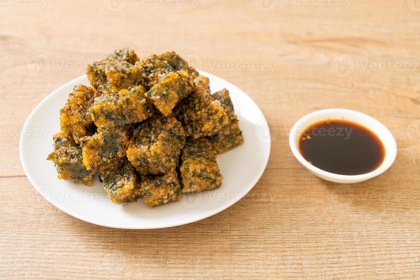 Bolo Frito De Bolinho De Cebolinha Chinesa foto