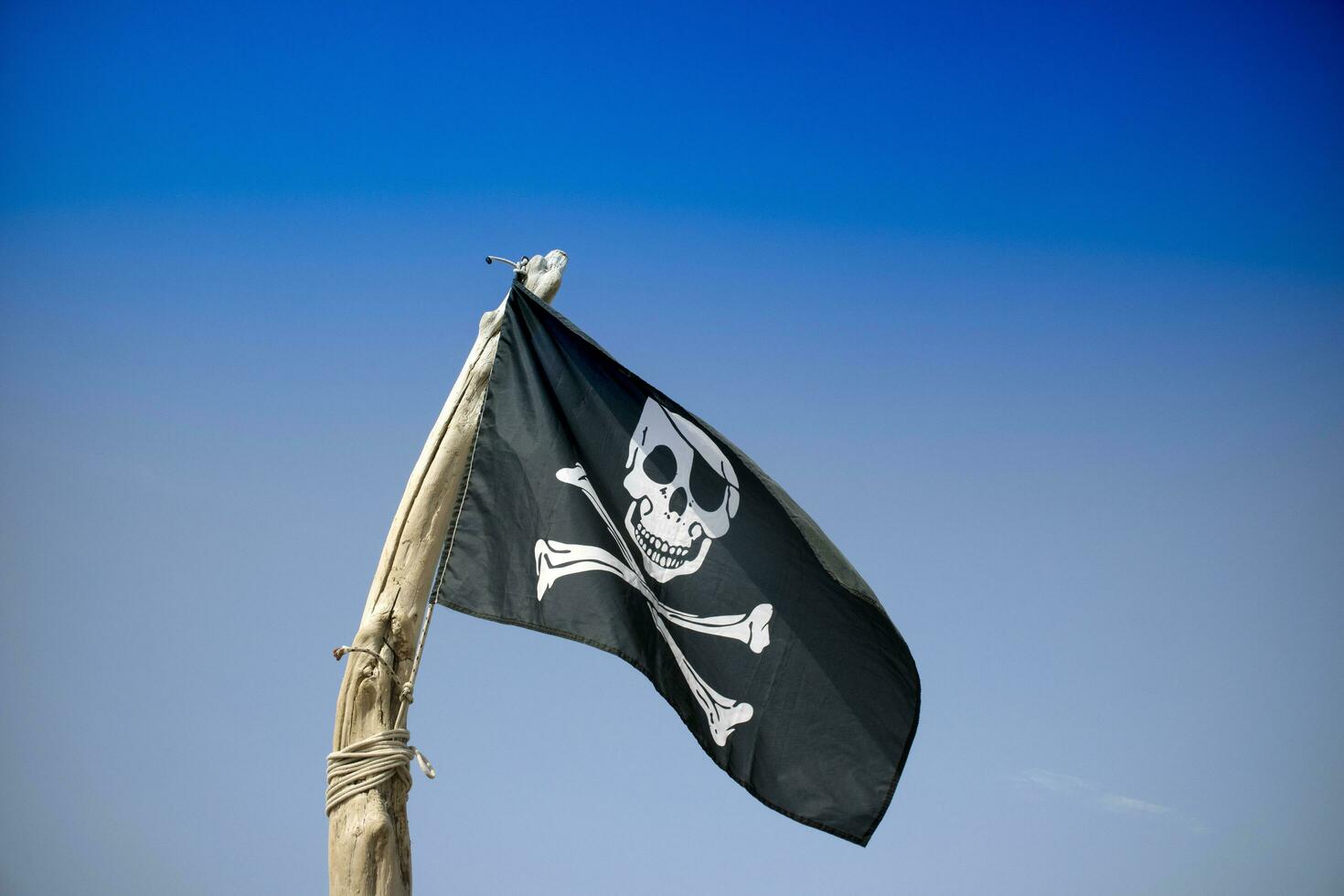 para guindaste a bandeira do a piratas foto