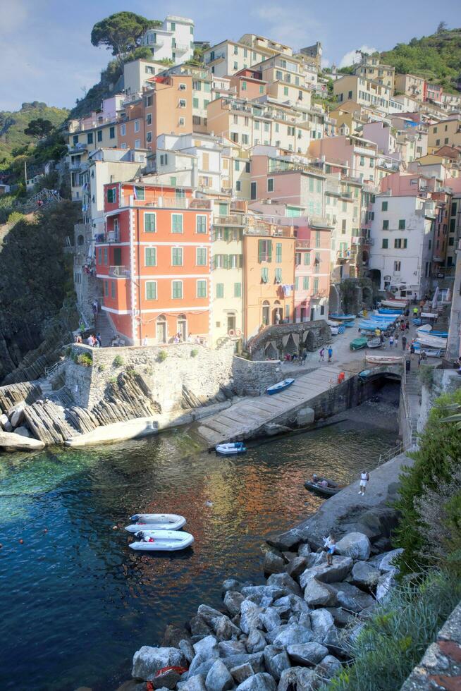 a pequeno Vila do riomaggiore cinque terre foto