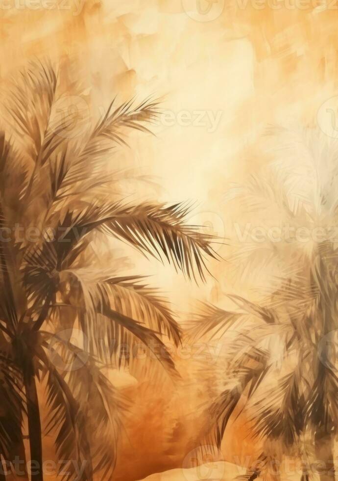 tropical Palma folhas fundo foto