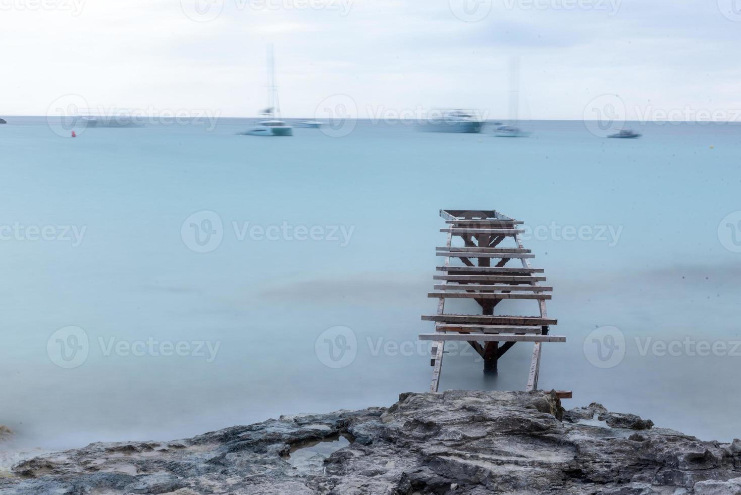 praia de ses illetes em formentera, ilhas baleares na espanha. foto