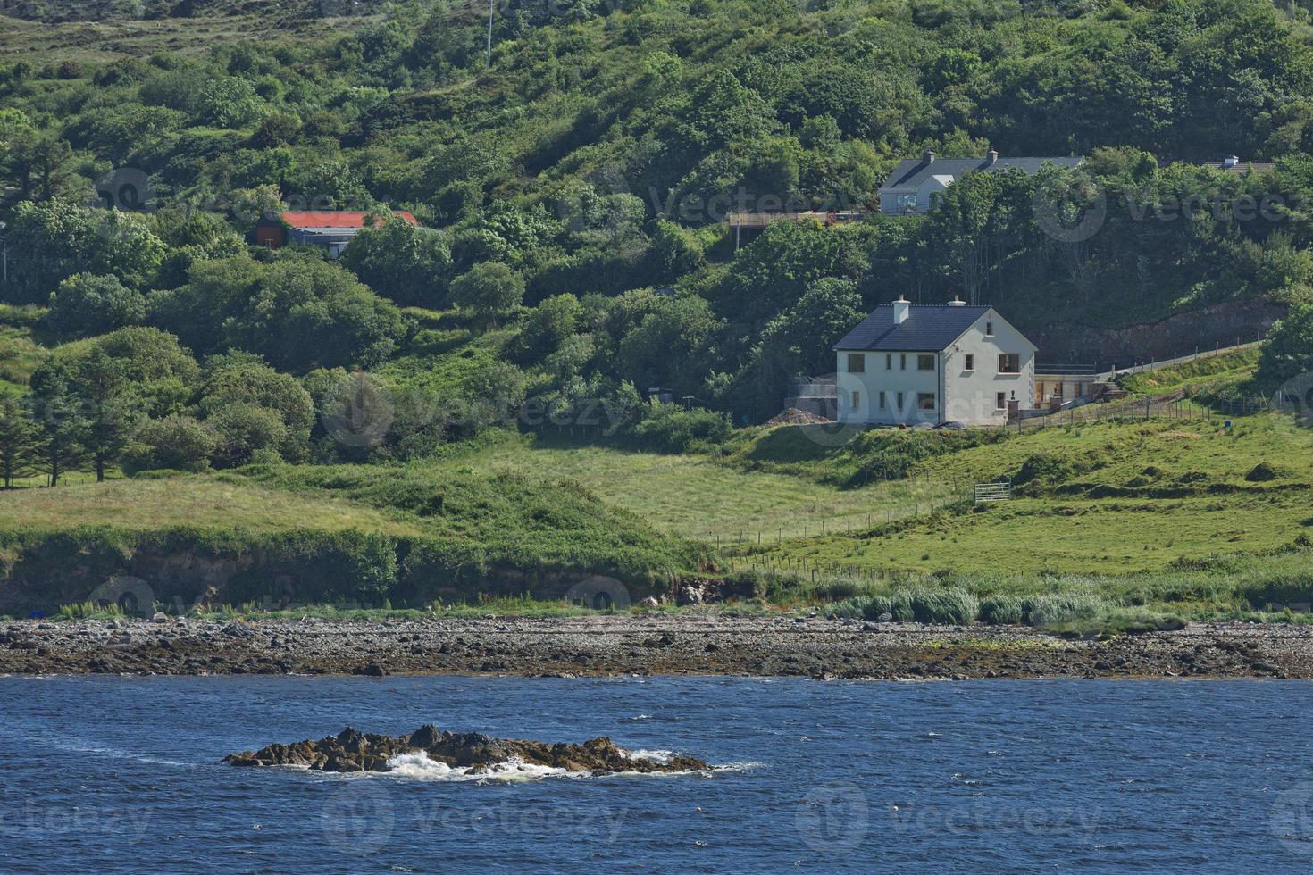 litoral irlandês perto de killybegs, condado de donegal na irlanda foto