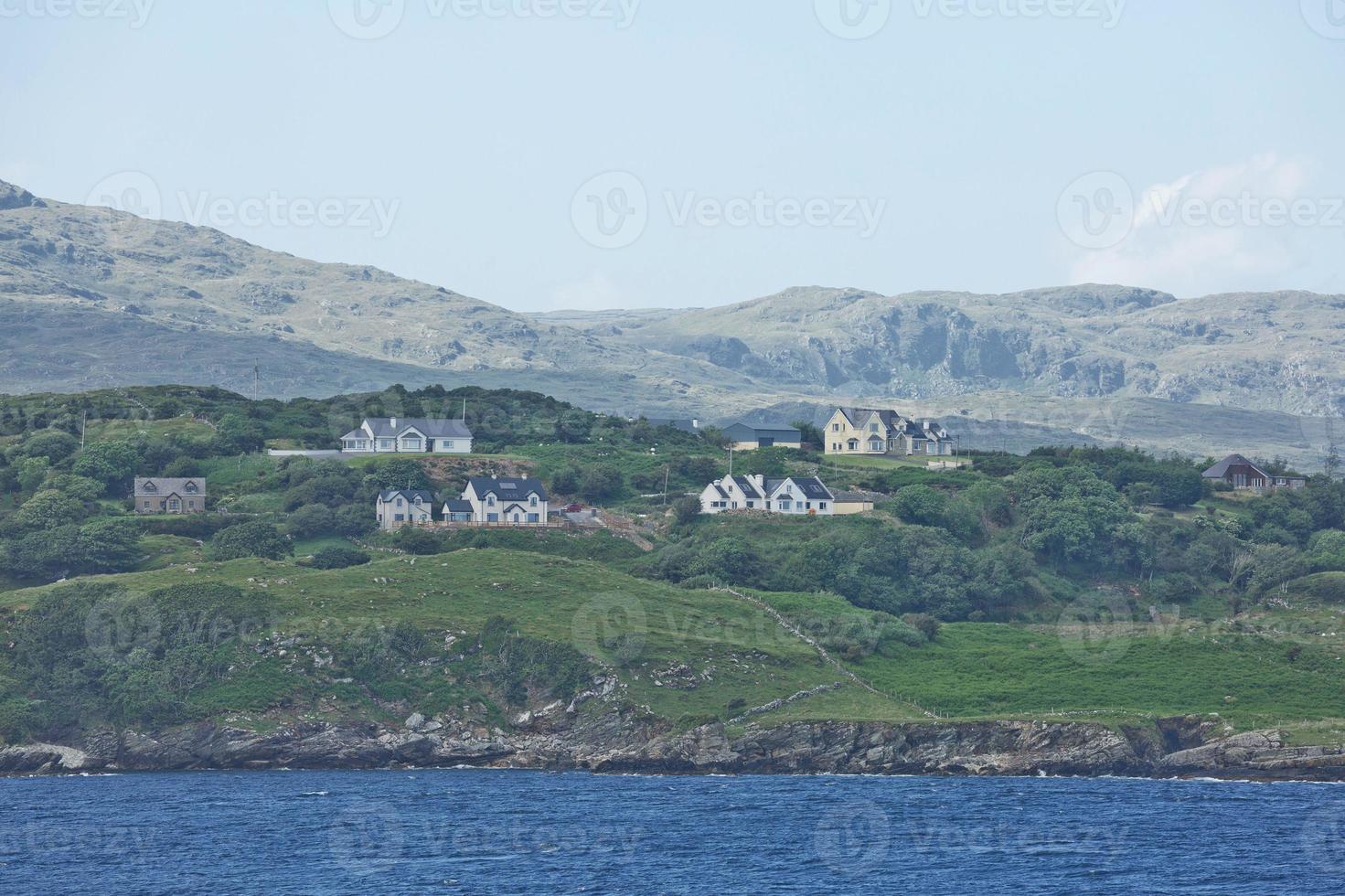 litoral irlandês perto de killybegs, condado de donegal na irlanda foto