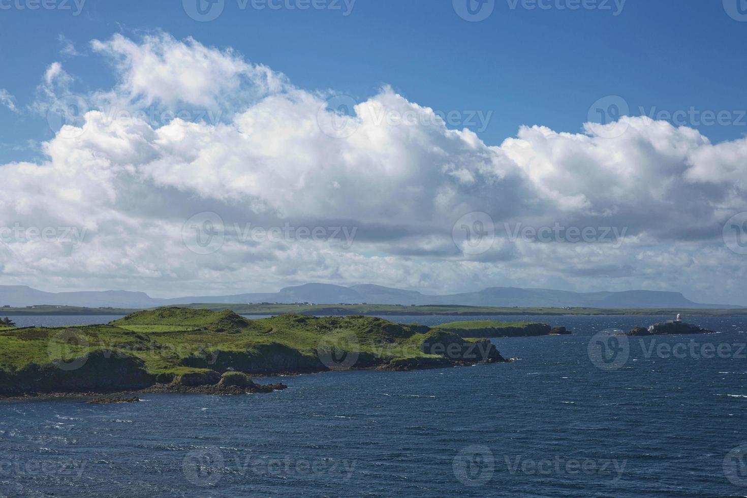 litoral irlandês perto de killybegs, condado de donegal na irlanda foto