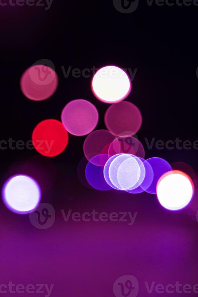 desfocado luzes bokeh foto