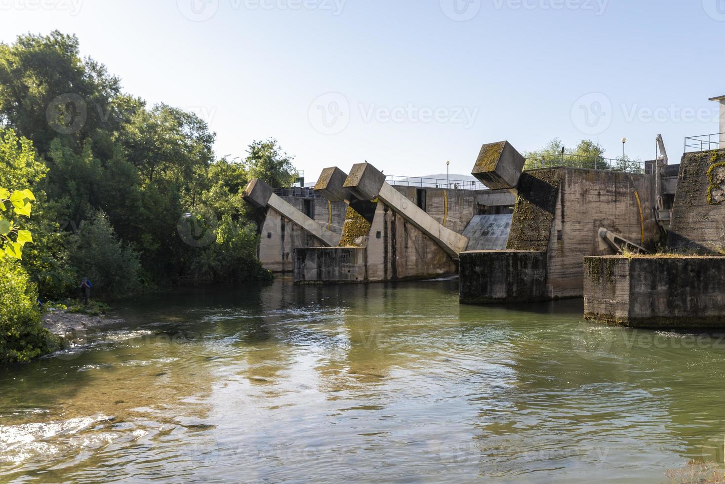 barragem de polímero na província de Terni foto