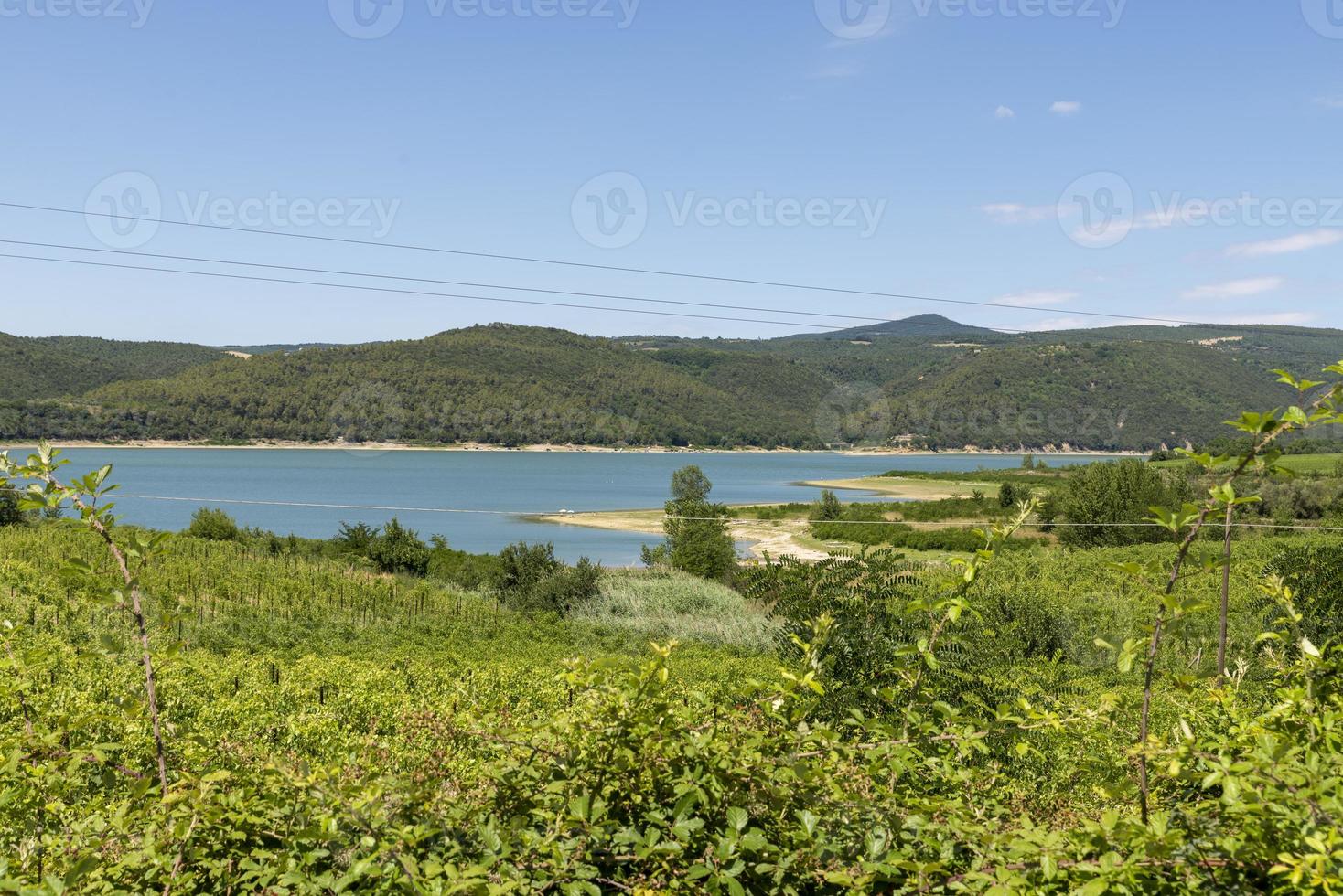 Lago Corbara na província de Perugia foto