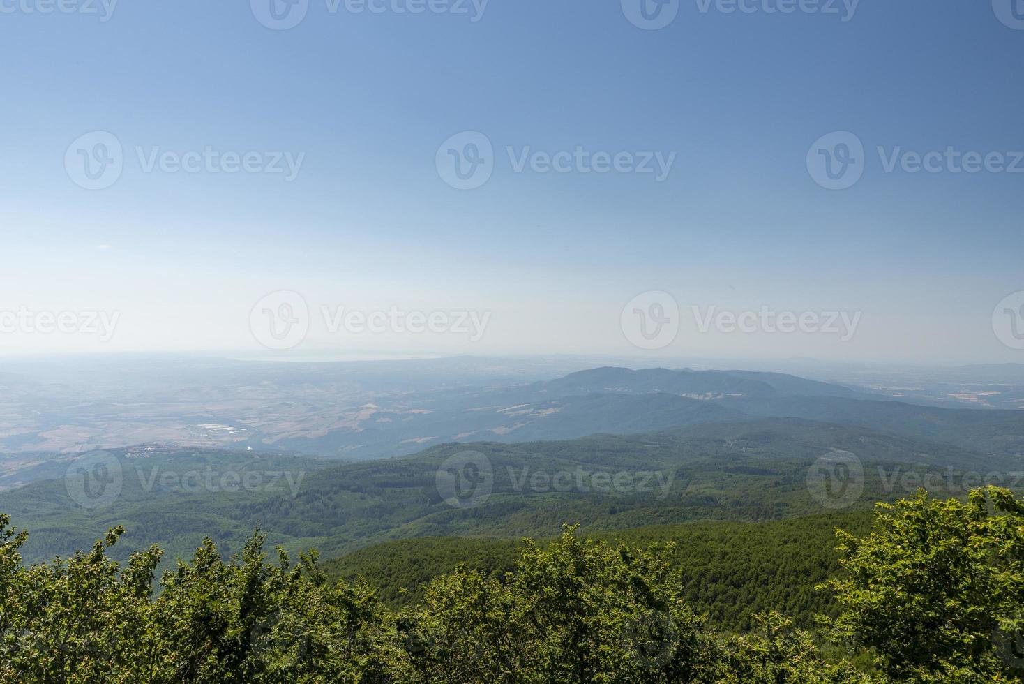 cume do monte amiata e seu panorama foto