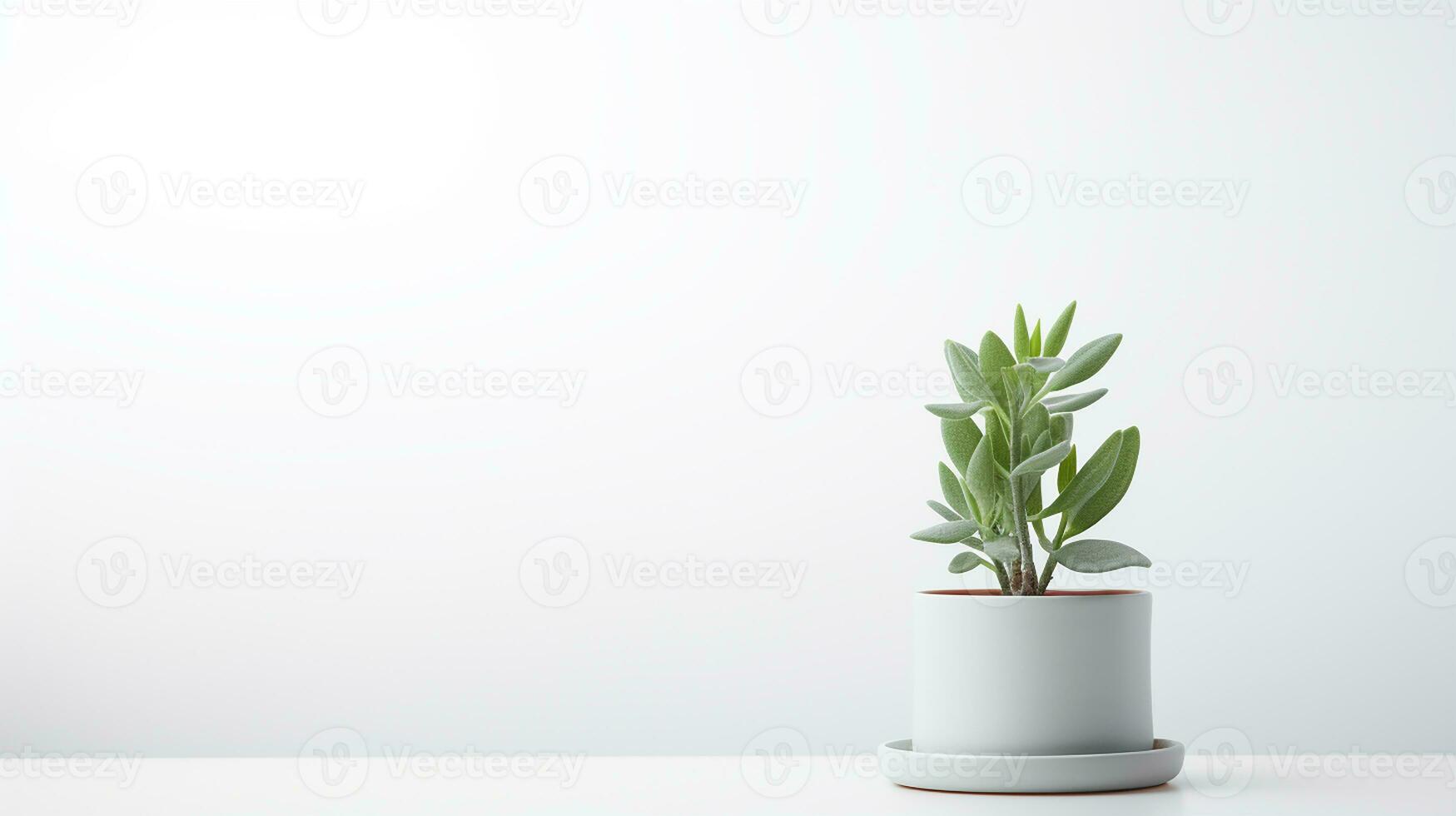 foto do cordeiros orelha flor dentro Panela isolado em branco fundo. generativo ai