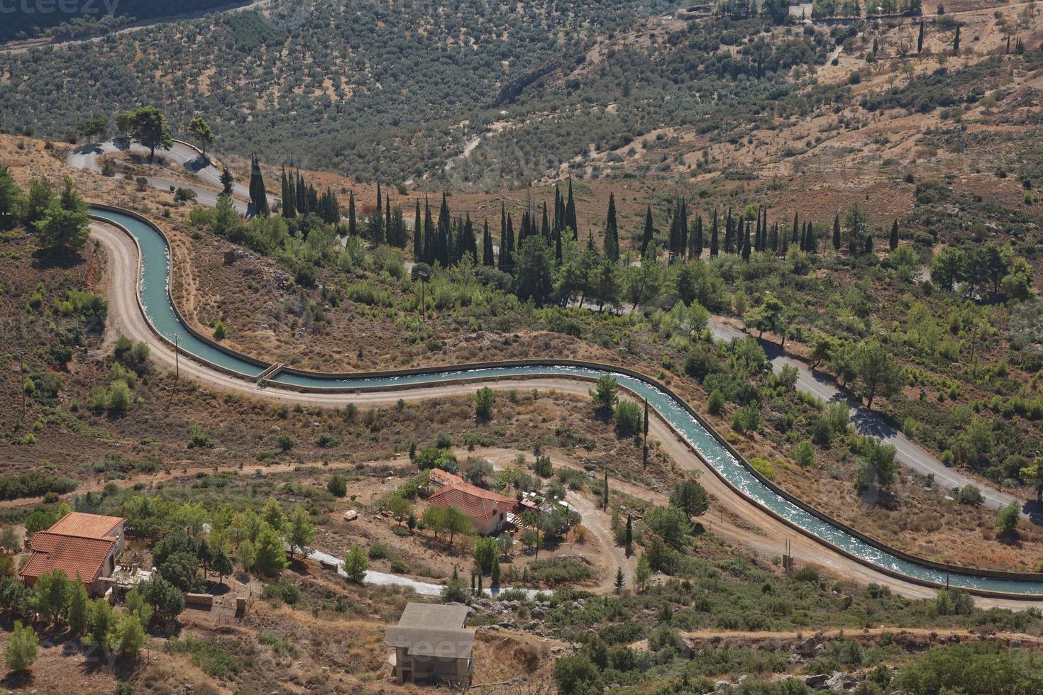 sítio arqueológico de Delphi, Grécia foto