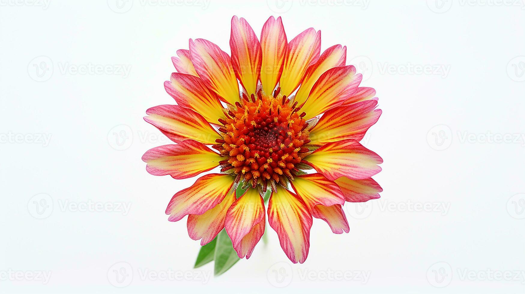 foto do lindo gaillardia flor isolado em branco fundo. generativo ai