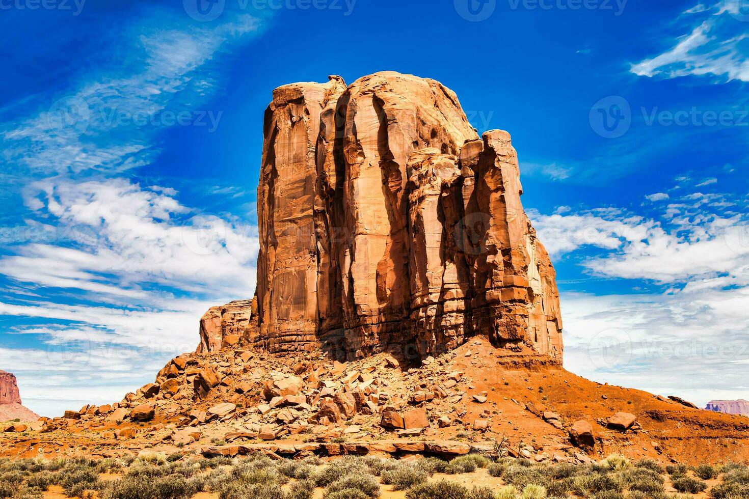 monumento vale horizonte, nós, navajo desfiladeiro parque. cênico céu, natureza e Rocha deserto foto