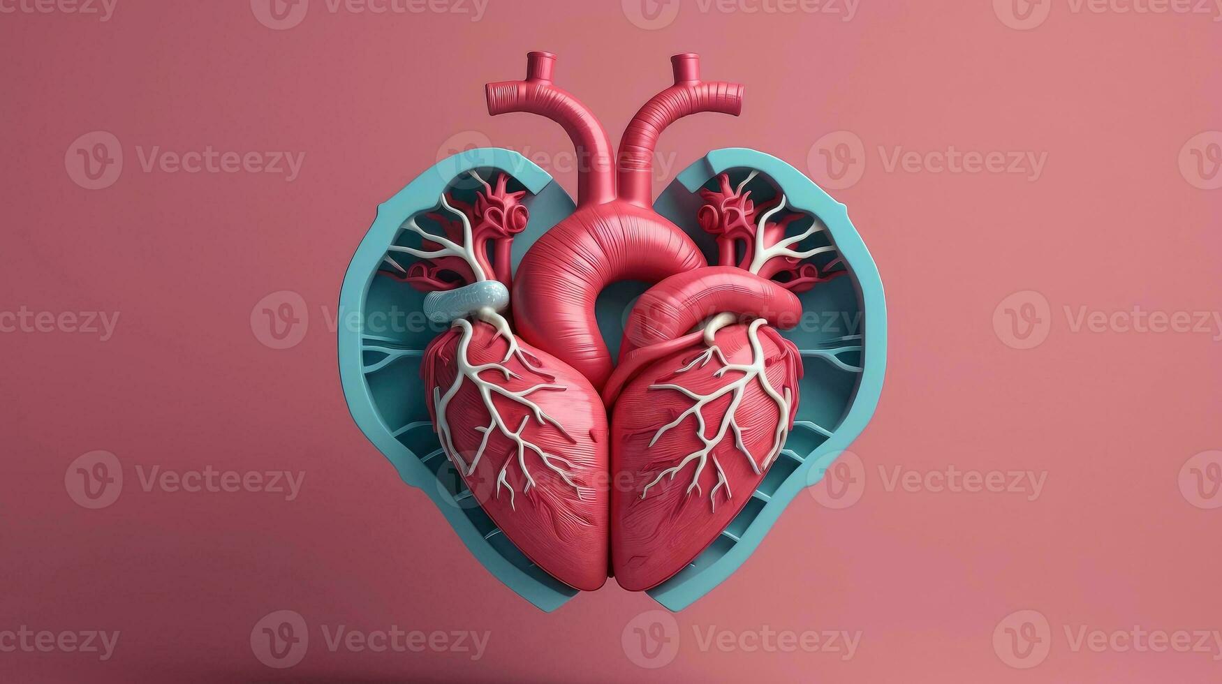 3d ilustração brincar do a humano órgão sistema, anatomia, nervoso, circulatório, digestivo, excretor, urinário, e osso sistemas. médico Educação conceito, generativo ai ilustração foto