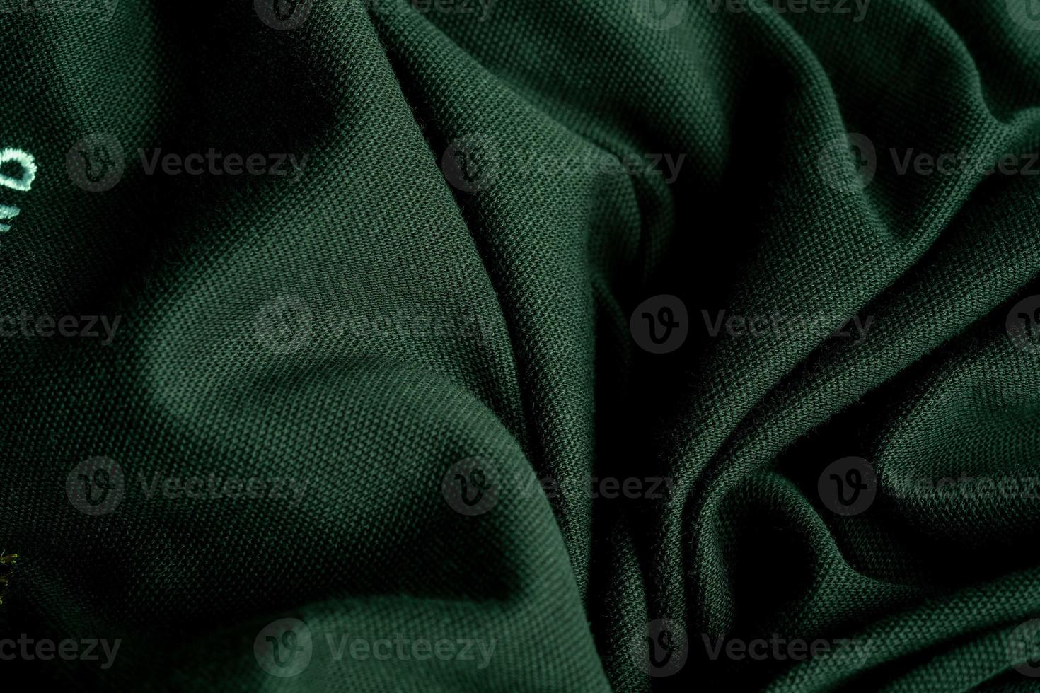 fundo de textura de tecido verde foto
