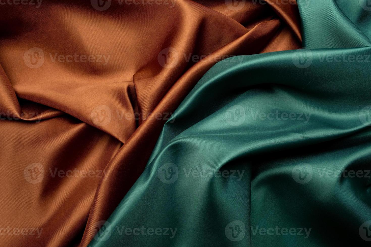 fundo de textura de tecido verde e marrom foto