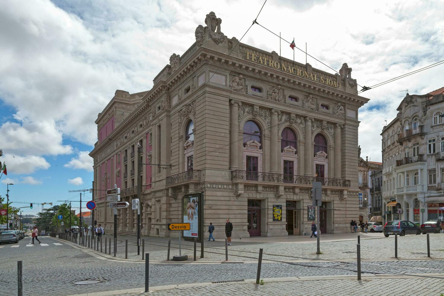 porto, Portugal - Junho 03 2018 - são joao teatro foto