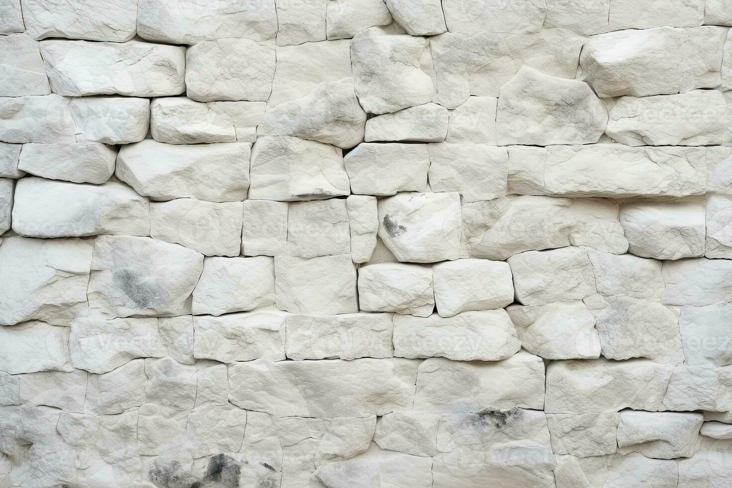 branco pedra parede textura fundo. ai gerado foto