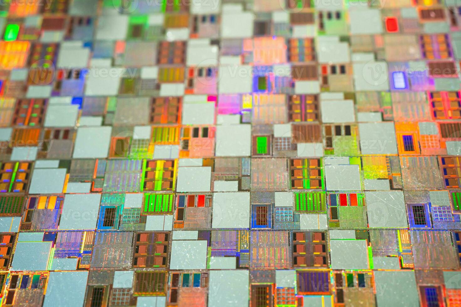 wafer de silício para fabricação de semicondutores de circuito integrado. foto