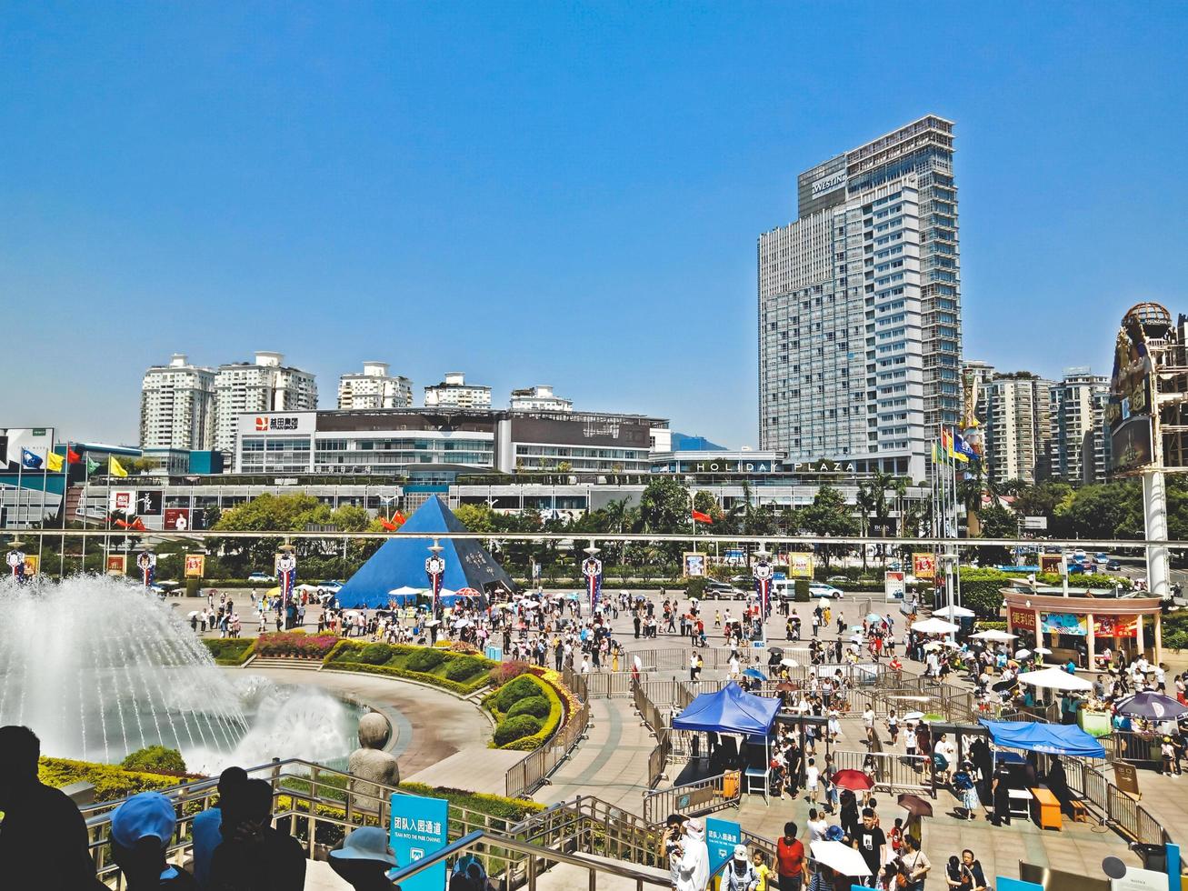 centro da cidade de shenzhen, china foto