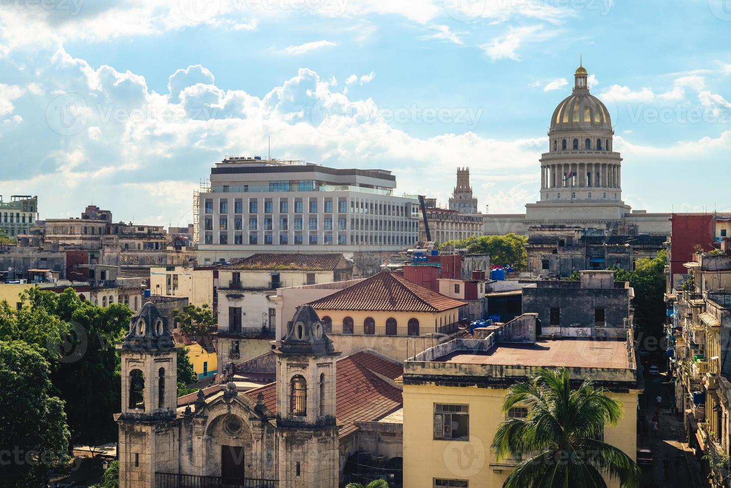 horizonte de havana, capital de cuba foto