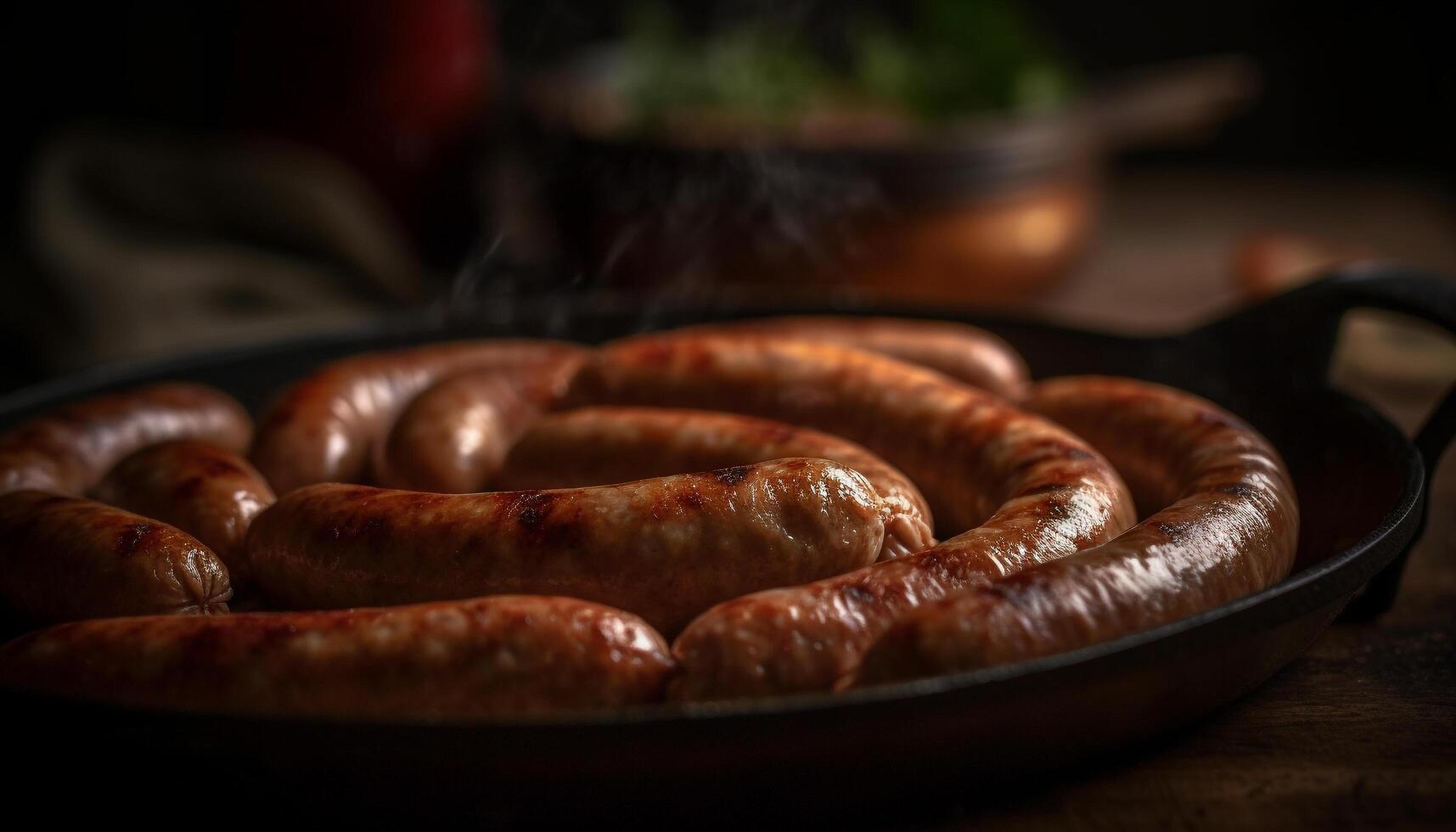 grelhado carne em quente carvão, uma gourmet almoço gerado de ai foto