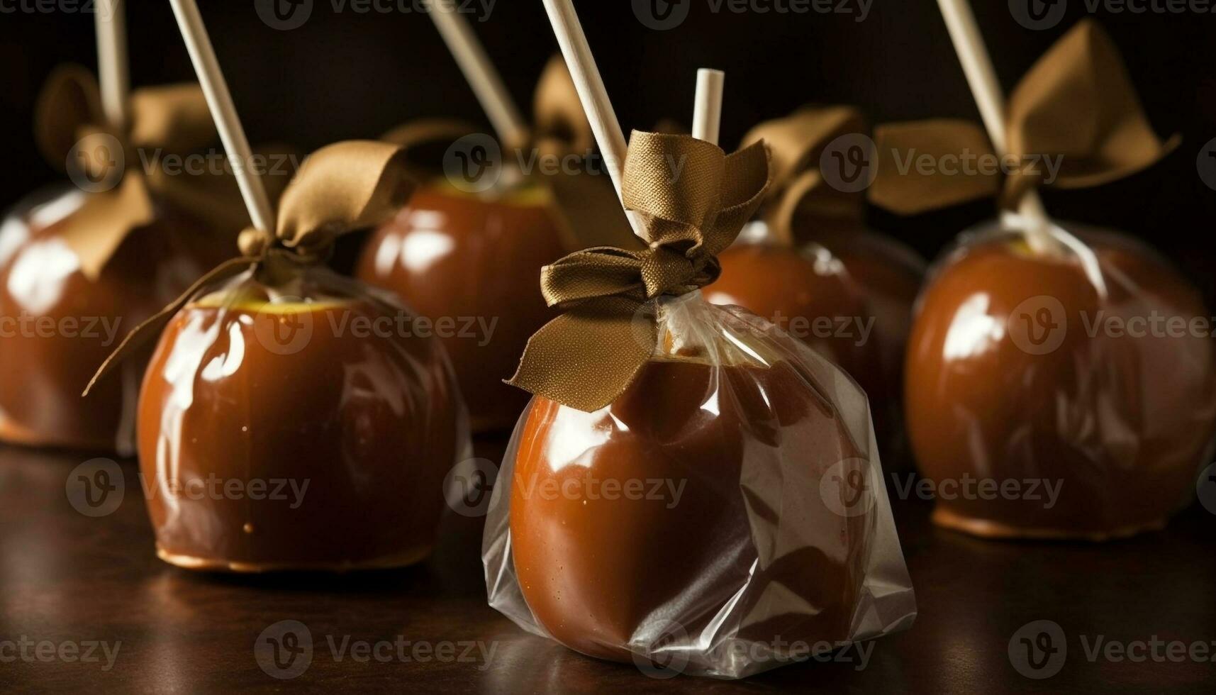 uma decadente bufê do chocolate sobremesas, doce guloseimas dentro uma linha gerado de ai foto