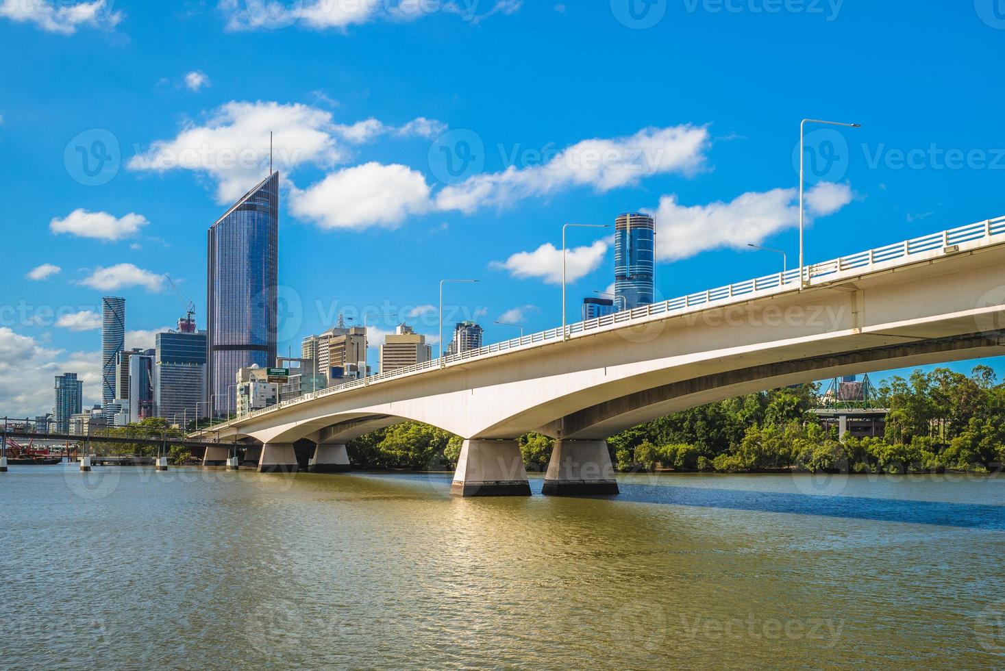 horizonte de Brisbane em Queensland, Austrália foto