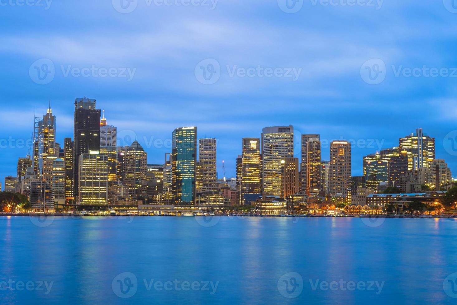 distrito comercial central de sydney na austrália foto