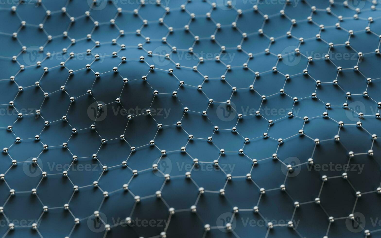 hexagonal estrutura fundo, 3d Renderização. foto