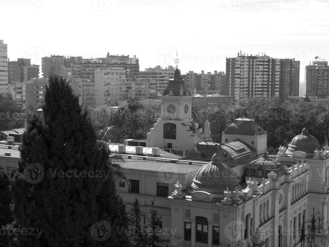 a cidade de málaga na espanha foto