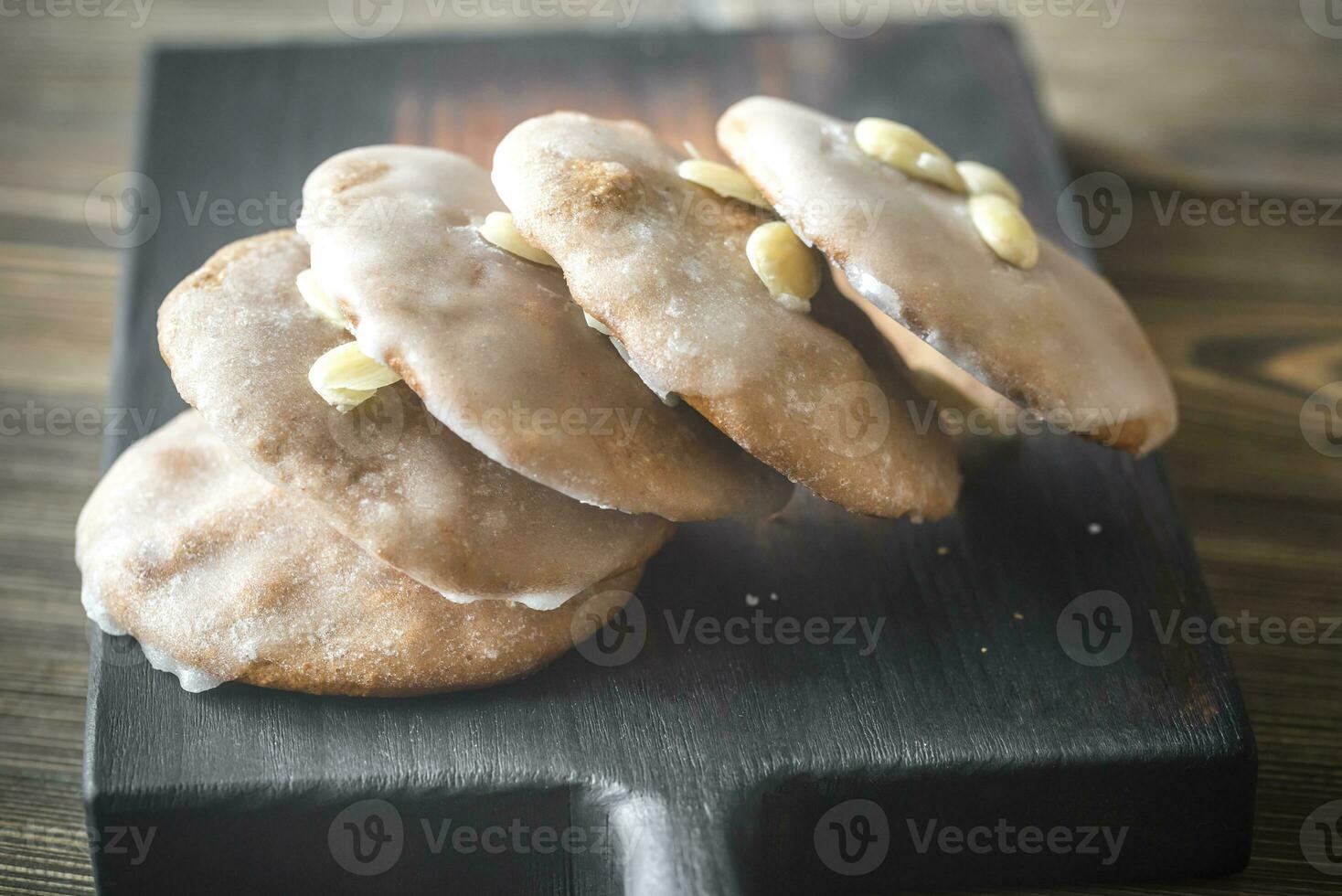 Pão de gengibre biscoitos fechar-se foto