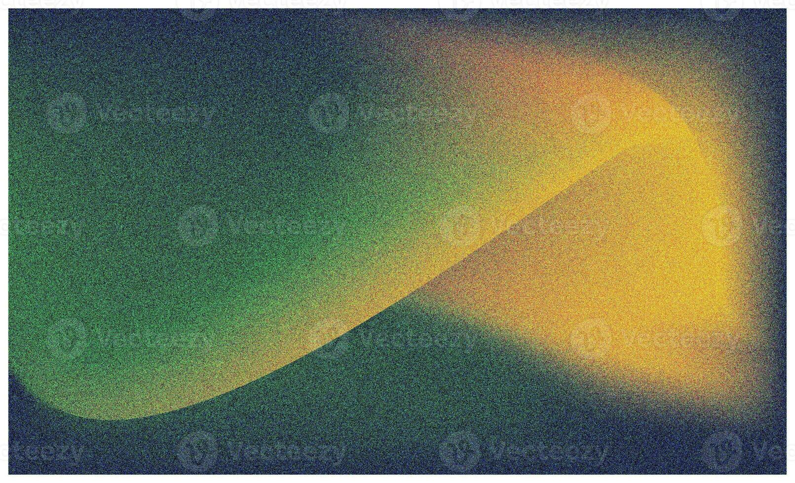 abstrato gradiente verde, amarelo, azul cor. hispânico herança mês fundo com ruído grão textura. vetor ilustração foto