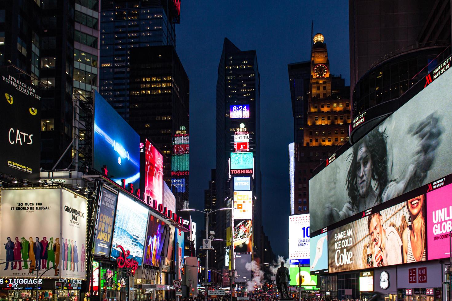 Times Square em Nova York, 2017 foto