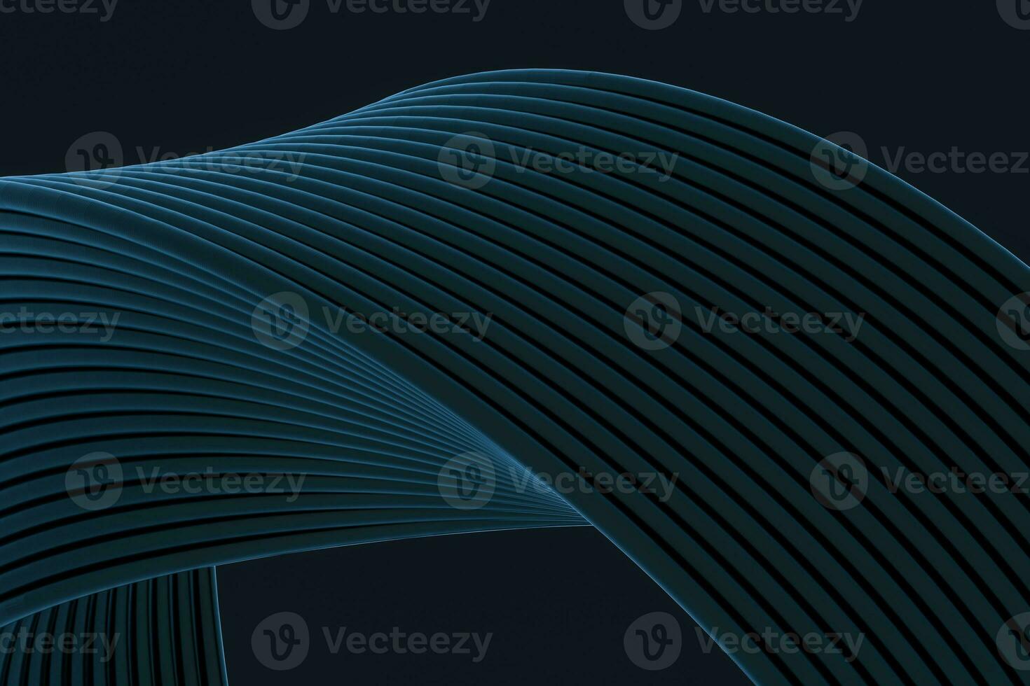 a virtual imagem do mobius anel geométrico figura, 3d Renderização foto