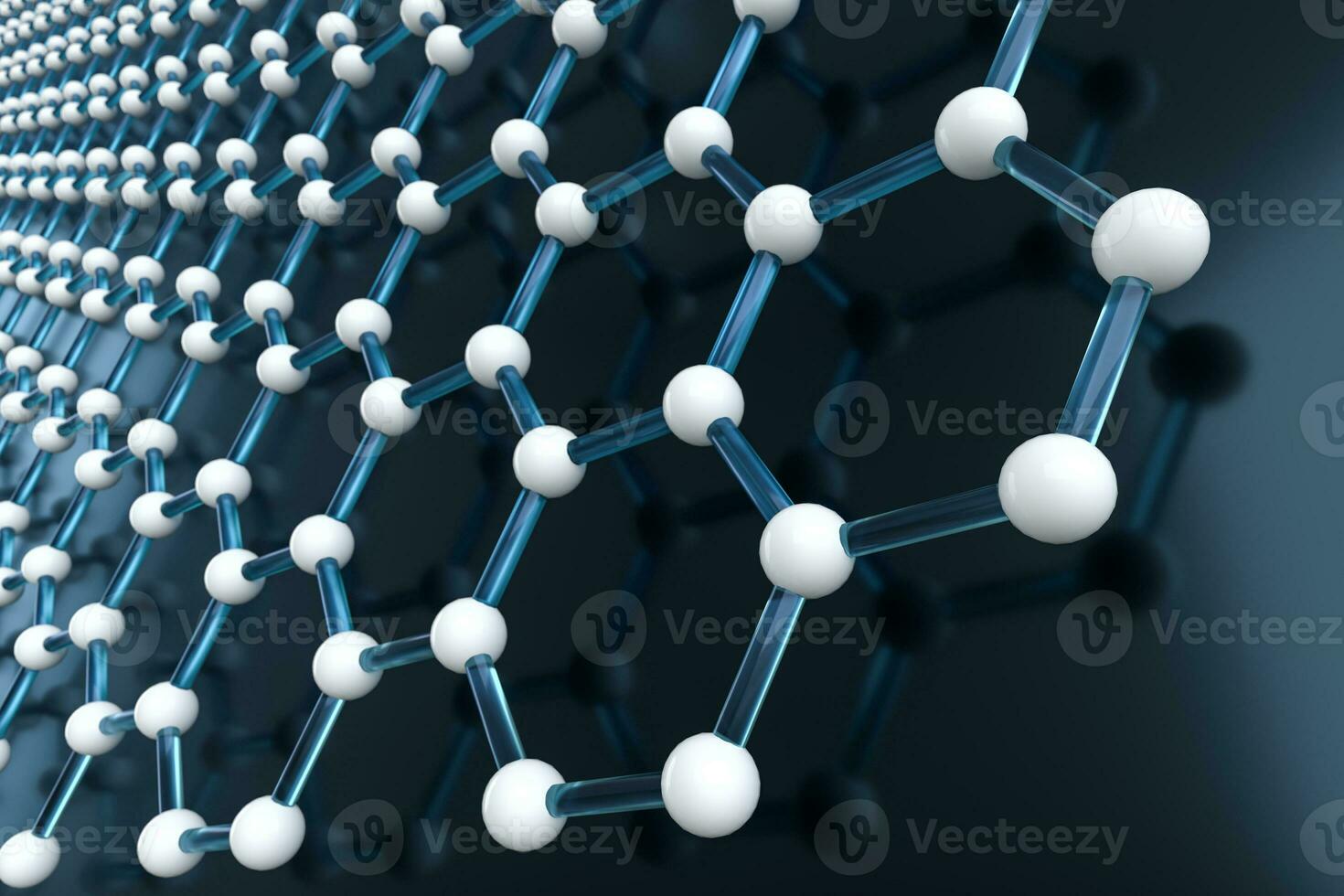 hexagonal articulação linhas, 3d Renderização foto