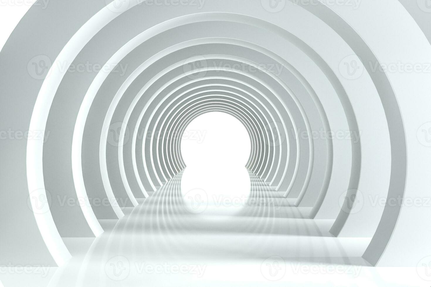 3d Renderização, Sombrio ficção científica túnel, Sombrio fundo foto