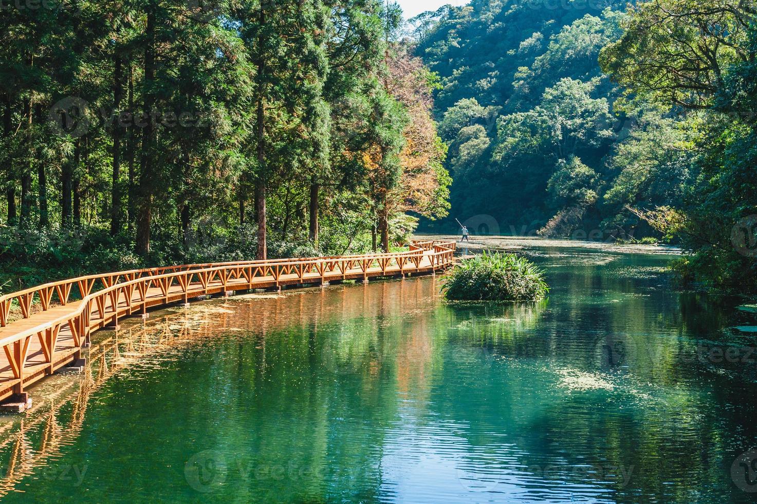 cenário do jardim botânico fushan em ilan, taiwan foto