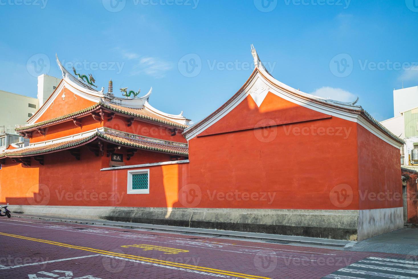 templo estadual do deus marcial em tainan, taiwan foto