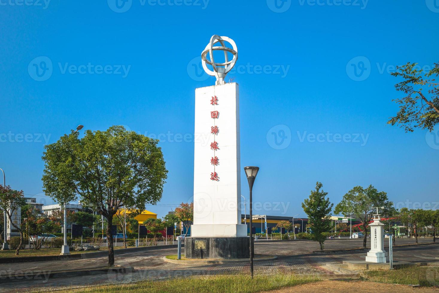 o trópico do marcador de câncer em chiayi, taiwan foto