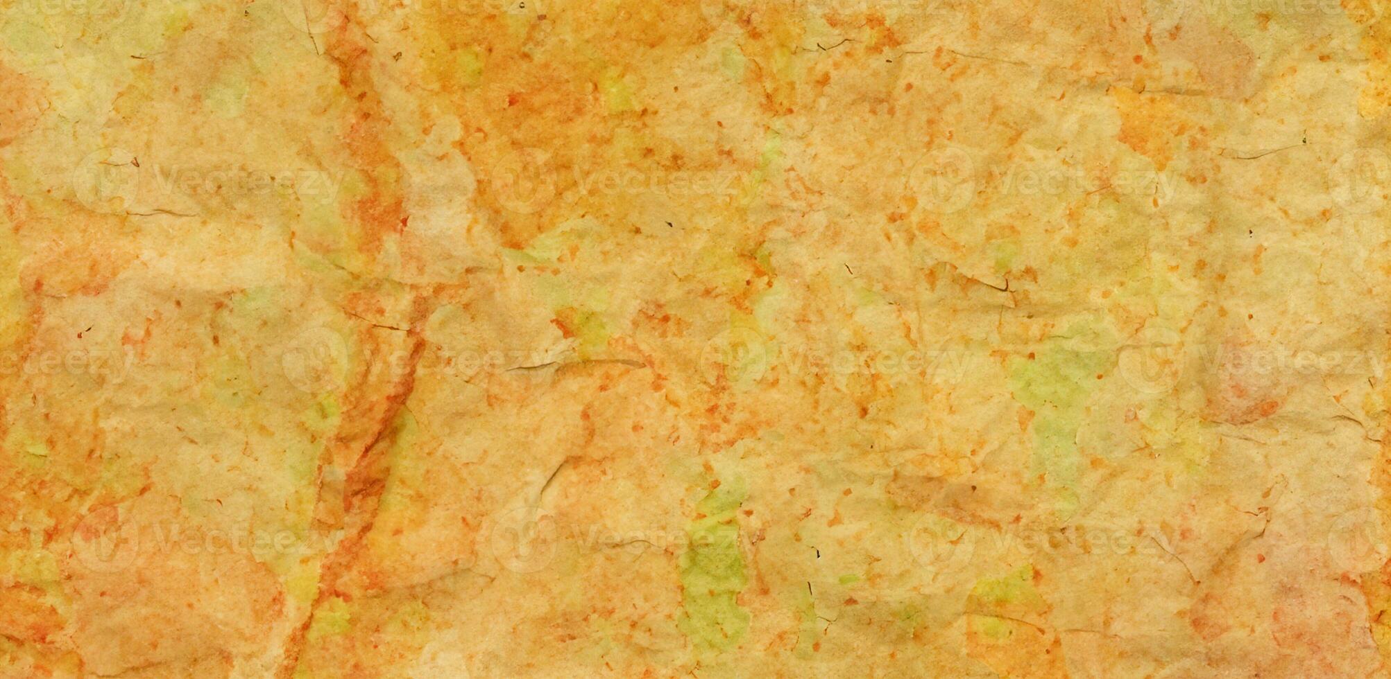 foto Visão do enrugado papel textura fundo