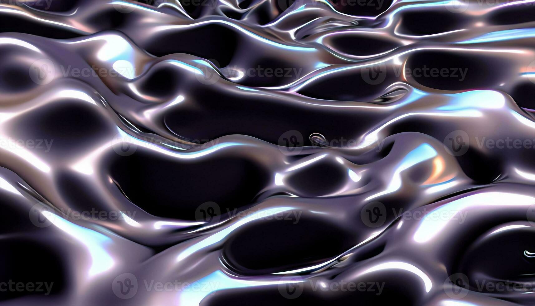 abstrato colorida gradiente fundo. fluxo líquido metal ondas. foto